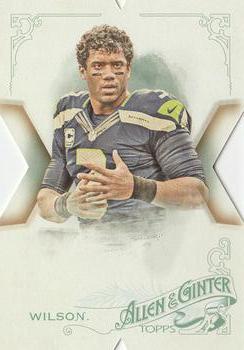 2015 Topps Allen & Ginter - National Die Cut Exclusives #AGX-81 Russell Wilson Front