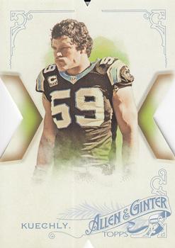 2015 Topps Allen & Ginter - National Die Cut Exclusives #AGX-84 Luke Kuechly Front