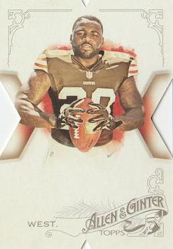 2015 Topps Allen & Ginter - National Die Cut Exclusives #AGX-91 Terrance West Front