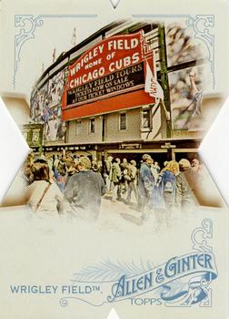 2015 Topps Allen & Ginter - National Die Cut Exclusives #AGX-96 Wrigley Field Front