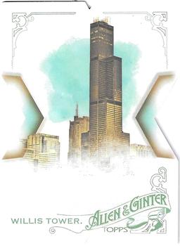 2015 Topps Allen & Ginter - National Die Cut Exclusives #AGX-97 The Willis Tower Front