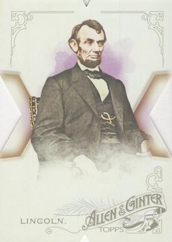 2015 Topps Allen & Ginter - National Die Cut Exclusives #AGX-99 Abraham Lincoln Front