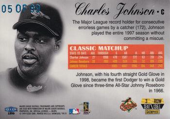 1999 Flair Showcase - Legacy Collection Row 3 (Power) #136L Charles Johnson  Back