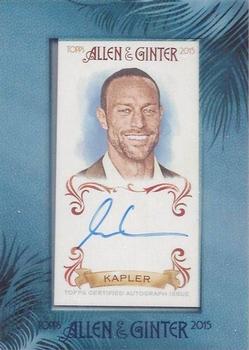 2015 Topps Allen & Ginter - Autographs Non Baseball #AGA-GK Gabe Kapler Front
