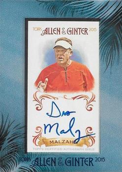 2015 Topps Allen & Ginter - Autographs Non Baseball #AGA-GM Gus Malzahn Front