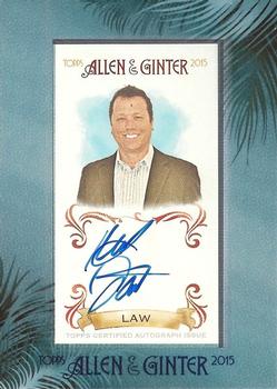 2015 Topps Allen & Ginter - Autographs Non Baseball #AGA-KL Keith Law Front