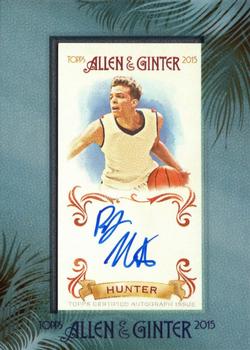 2015 Topps Allen & Ginter - Autographs Non Baseball #AGA-RJH R.J. Hunter Front