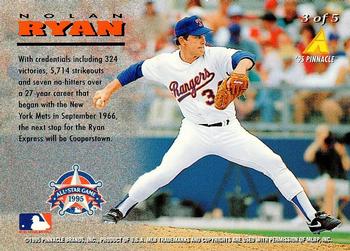 1995 All-Star FanFest Tribute to Nolan Ryan #3 Nolan Ryan Back