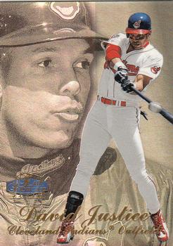 1998 Flair Showcase #53 David Justice Front