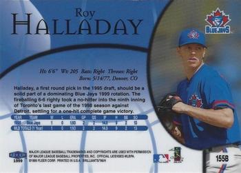 1999 Fleer Brilliants - Blue #155B Roy Halladay  Back