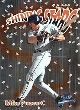 1999 Fleer Brilliants - Shining Stars #7 SS Mike Piazza  Front