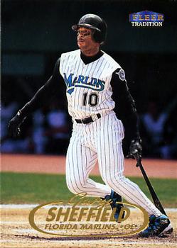 1998 Fleer Tradition #6 Gary Sheffield Front