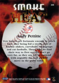 1998 Fleer Tradition #308 Andy Pettitte Back