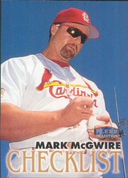 1998 Fleer Tradition #573 Mark McGwire Front