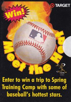 1998 Fleer Tradition #NNO Target Spring Training Sweepstakes Front