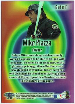 1999 Fleer Mystique - Established #6 Mike Piazza  Back