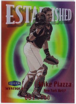 1999 Fleer Mystique - Established #6 Mike Piazza  Front