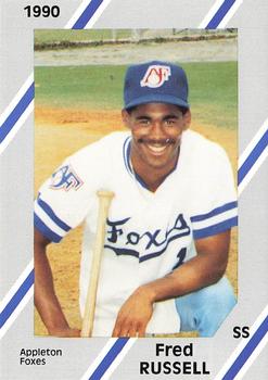 1990 Diamond Cards Appleton Foxes #17 Fred Russell Front