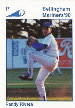 1990 Bellingham Mariners #24 Randy Rivera Front