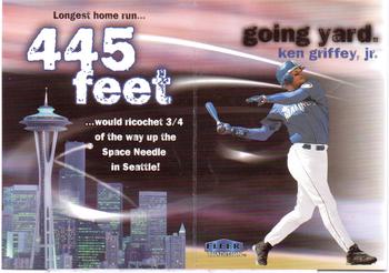 1999 Fleer Tradition - Going Yard #7GY Ken Griffey Jr.  Front