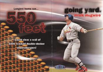 1999 Fleer Tradition - Going Yard #9GY Mark McGwire  Front