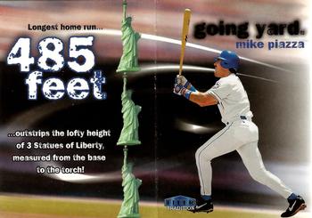 1999 Fleer Tradition - Going Yard #11GY Mike Piazza  Front