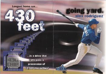 1999 Fleer Tradition - Going Yard #12GY Alex Rodriguez  Front