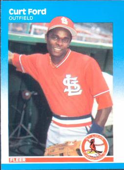 1987 Fleer #294 Curt Ford Front