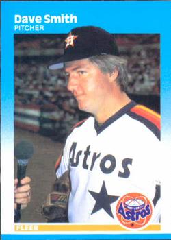 1987 Fleer #69 Dave Smith Front