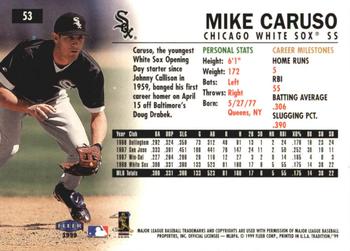 1999 Fleer Tradition - Millennium #53 Mike Caruso  Back