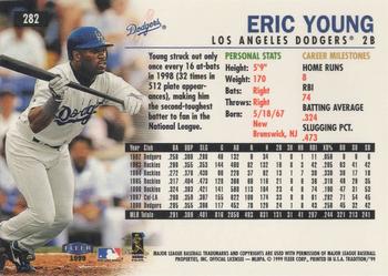 1999 Fleer Tradition - Millennium #282 Eric Young  Back