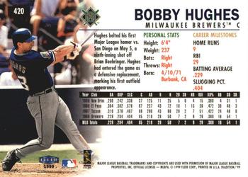 1999 Fleer Tradition - Millennium #420 Bobby Hughes  Back