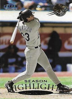 1999 Fleer Tradition - Millennium #612 Jose Canseco Front
