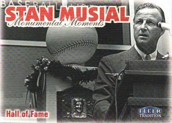 1999 Fleer Tradition - Stan Musial Monumental Moments #10SM Stan Musial Front