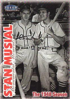 1999 Fleer Tradition - Stan Musial Monumental Moments #5SM Stan Musial / Red Schoendienst Front
