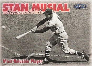 1999 Fleer Tradition - Stan Musial Monumental Moments #8SM Stan Musial Front