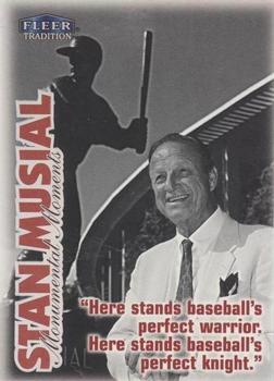 1999 Fleer Tradition - Stan Musial Monumental Moments #9SM Stan Musial Front