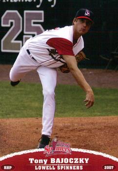 2007 Grandstand Lowell Spinners Update #1 Tony Bajoczky Front