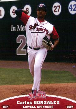 2007 Grandstand Lowell Spinners Update #4 Carlos Gonzalez Front