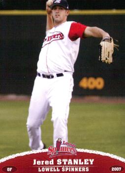 2007 Grandstand Lowell Spinners Update #6 Jered Stanley Front