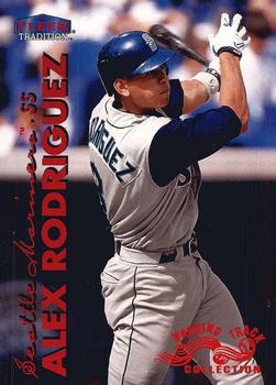 1999 Fleer Tradition - Warning Track Collection #9W Alex Rodriguez Front