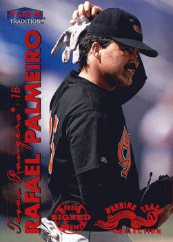 1999 Fleer Tradition - Warning Track Collection #18W Rafael Palmeiro Front