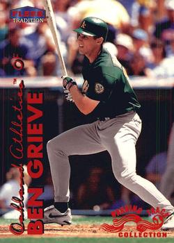 1999 Fleer Tradition - Warning Track Collection #23W Ben Grieve Front