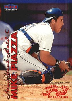 1999 Fleer Tradition - Warning Track Collection #41W Mike Piazza Front