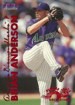 1999 Fleer Tradition - Warning Track Collection #58W Brian Anderson Front