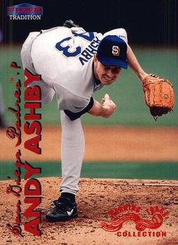 1999 Fleer Tradition - Warning Track Collection #72W Andy Ashby Front