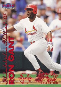 1999 Fleer Tradition - Warning Track Collection #76W Ron Gant Front