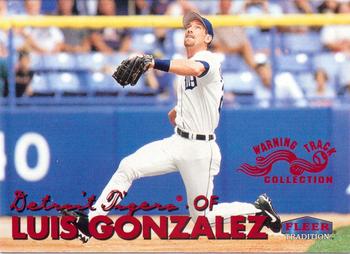 1999 Fleer Tradition - Warning Track Collection #156W Luis Gonzalez Front
