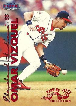 1999 Fleer Tradition - Warning Track Collection #214W Omar Vizquel Front