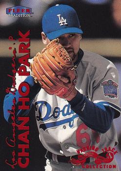 1999 Fleer Tradition - Warning Track Collection #219W Chan Ho Park Front